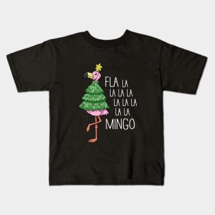 Fla lamingo Christmas Gift Kids Birds funny Flamingo Kids T-Shirt